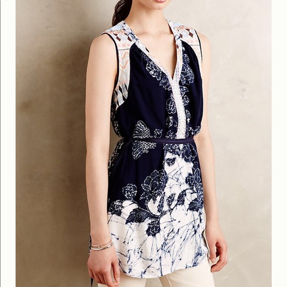 Anthropologie Belted Seyla Tunic - Picture 1 of 1